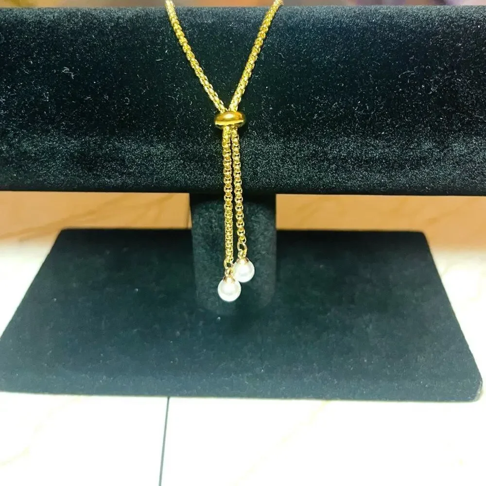 Gold Plated Double Circles Gold CZ Bracelet